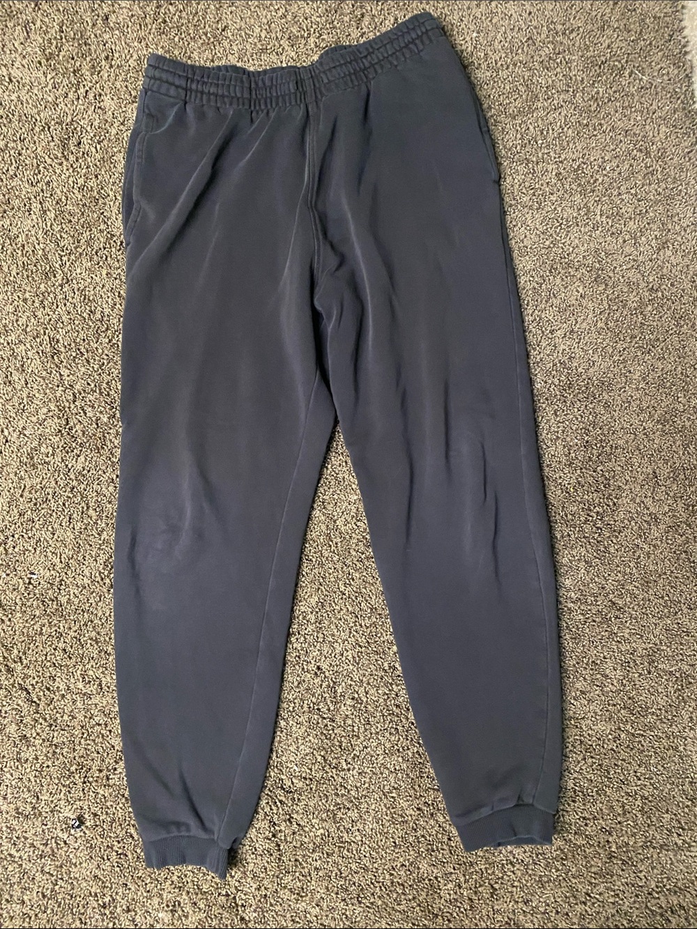 Reebok Men's Black Elastic Waist Joggers